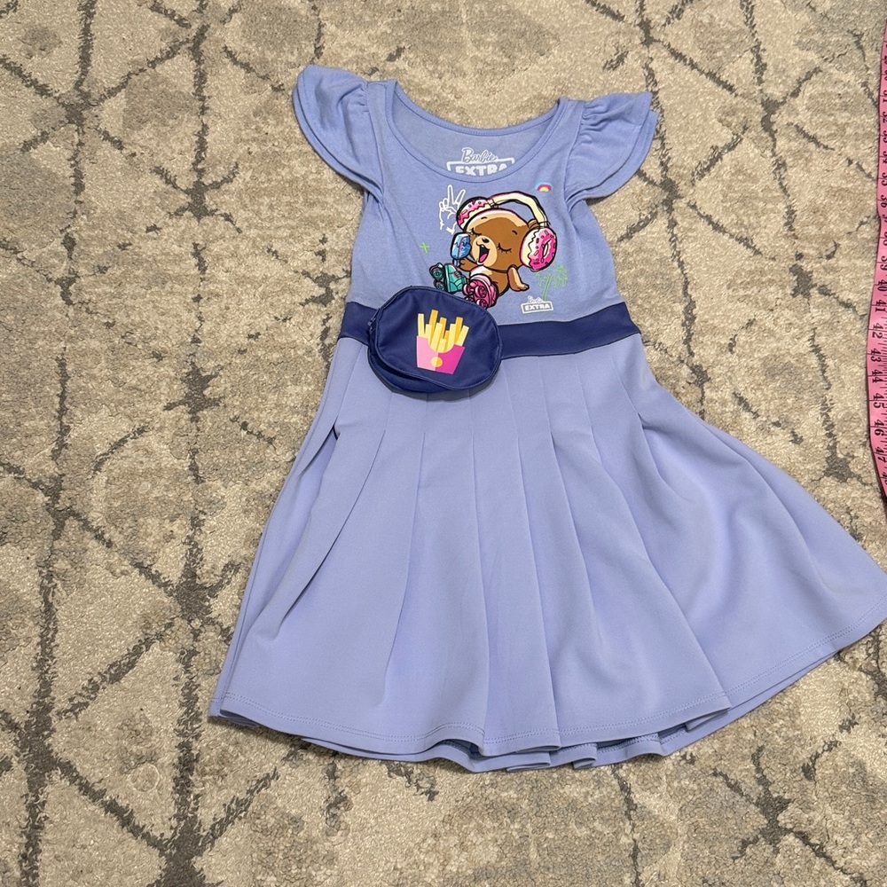 Barbie Extra Light Purple skater dress